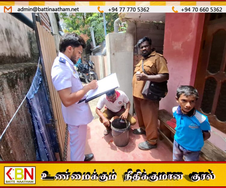 மட்டக்களப்பில் திடீரென பெய்து ஓய்ந்த மழை; காத்தான்குடியில் 20 டெங்கு நோயாளர்கள் அடையாளம்