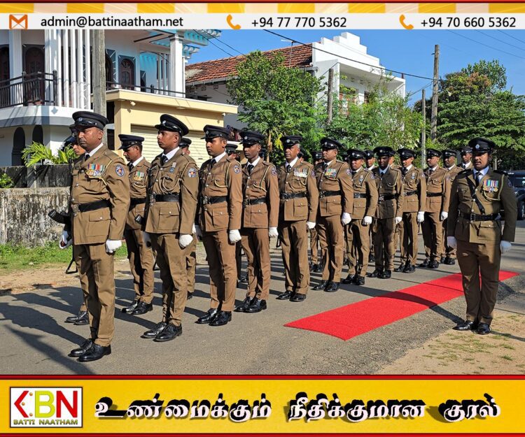 மட்டக்களப்பில் 161வது தேசிய பொலிஸ் வீரர்கள் தினம் அனுஷ்டிப்பு