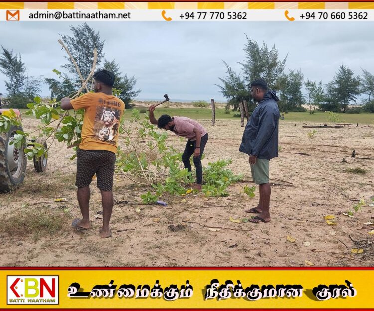 மட்டு குருக்கள் மடம் ஏசியன் விளையாட்டு கழகத்தின் ஏற்பாட்டில் கிளின் ஶ்ரீலங்கா வேலைத்திட்டம் முன்னெடுப்பு