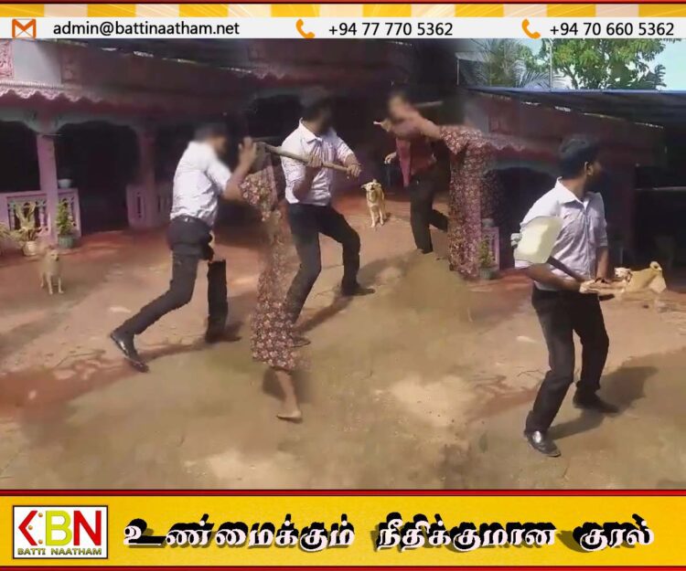 யாழில் ஆசிரியர் மீது மண்வெட்டி தாக்குதல்
