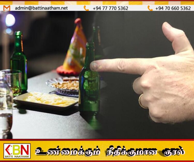 ஒன்றாகவிருந்து மது அருந்திய நண்பரின் கை விரலை வெட்டியெடுத்த சக நண்பர்