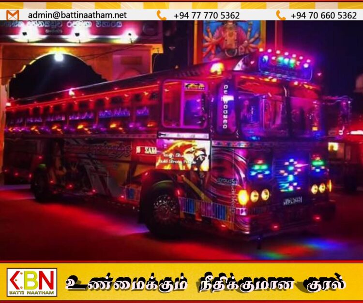 பேருந்து அலங்காரம் தொடர்பில் அமைச்சரவையின் சிறப்பு ஒப்புதல்