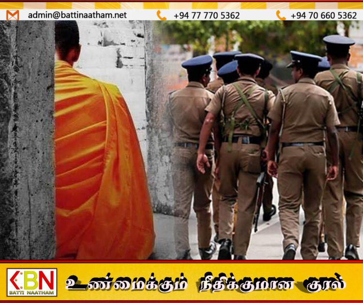 கஞ்சா சுருட்டுடன் பௌத்த பிக்கு கைது