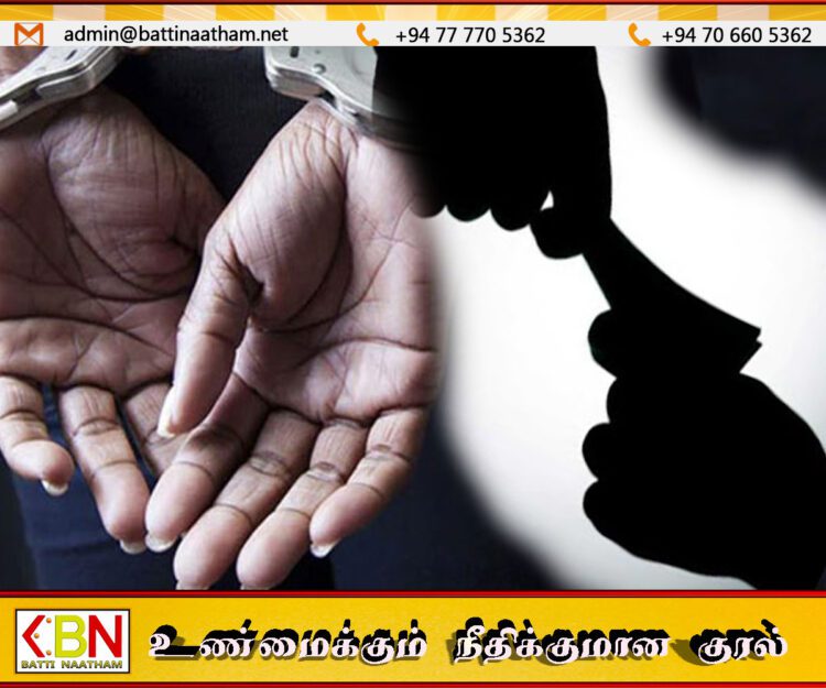 இலஞ்சம் பெற்ற பெண் அதிகாரி பொலிசாரால் கைது