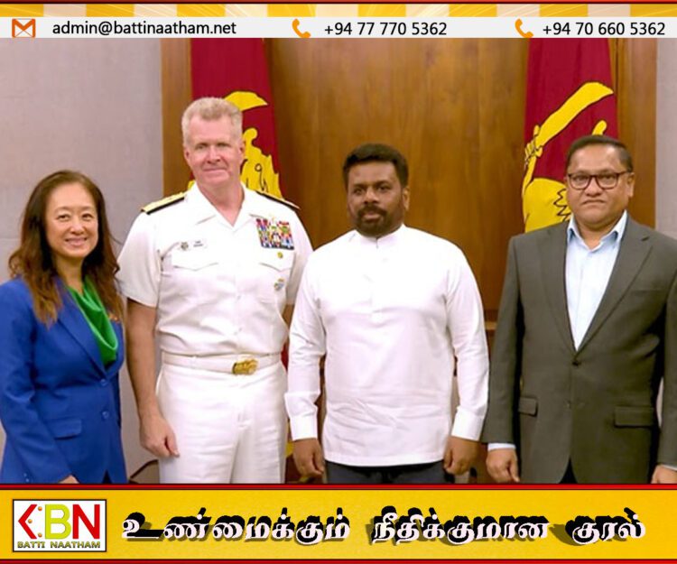 ஜனாதிபதி அநுர மற்றும் அமெரிக்க உயர் அதிகாரிகளுக்கிடையில் சந்திப்பு