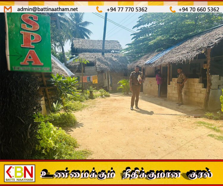 மட்டக்களப்பு பாசிக்குடா பகுதியில் விபச்சார விடுதி முற்றுகை; பெண் முகாமையாளர் உட்பட 3 பெண்கள் கைது-காணொளி