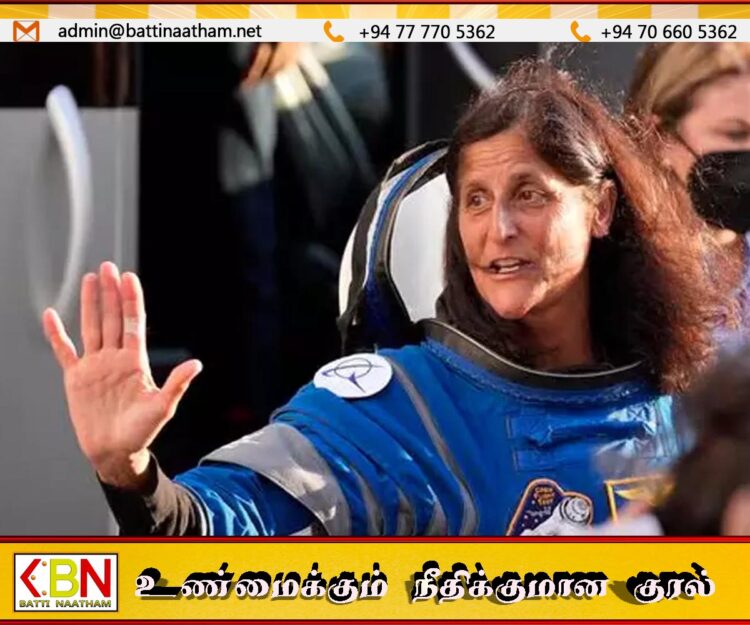 பூமியை வந்தடைந்தார் சுனிதா வில்லியம்ஸ்