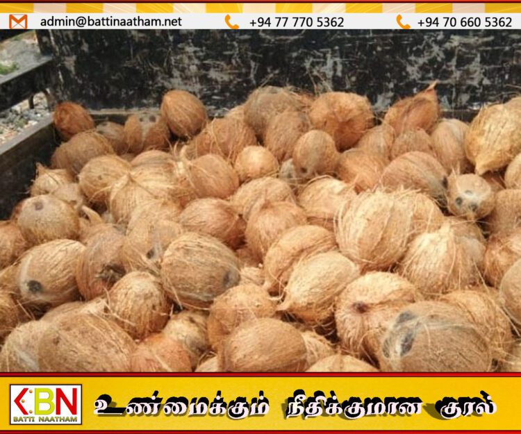 தேங்காய் தட்டுப்பாடு காரணமாக சுமார் 450,000 பேர் வேலை இழப்பு