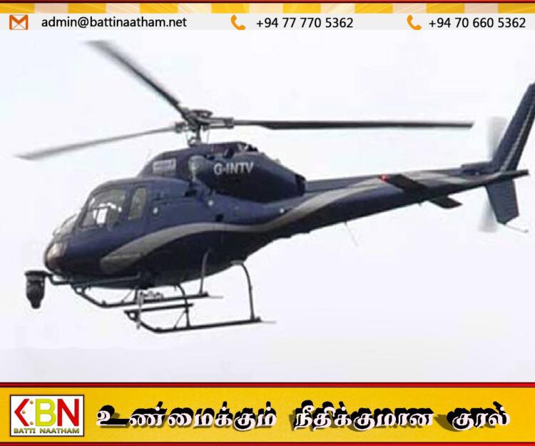 பிரதமர் மோடியின் வருகையினால் இலங்கைக்குள் பறந்து திரியும் இந்திய உலங்கு வானூர்திகள்!