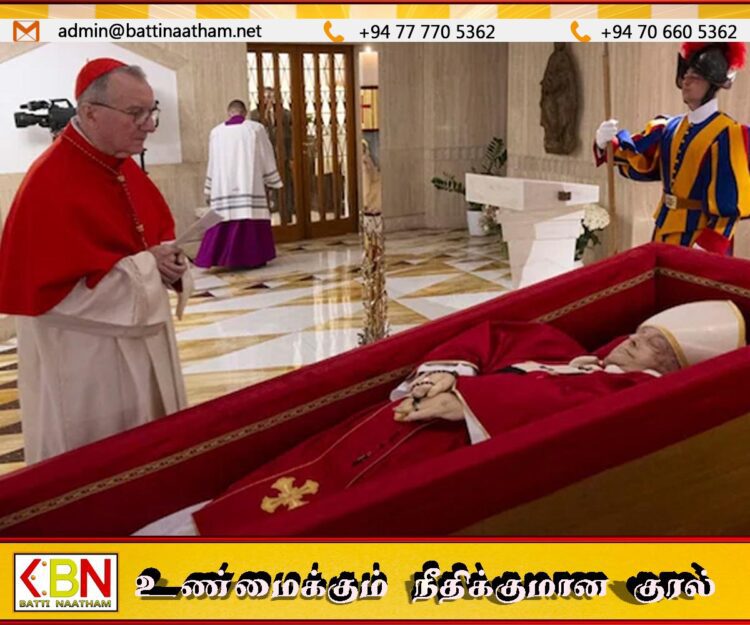 போப் பிரான்சிஸின் இறுதிச் சடங்கில் கலந்து கொள்ள சென்ற எதிர்க்கட்சி உறுப்பினர்கள்