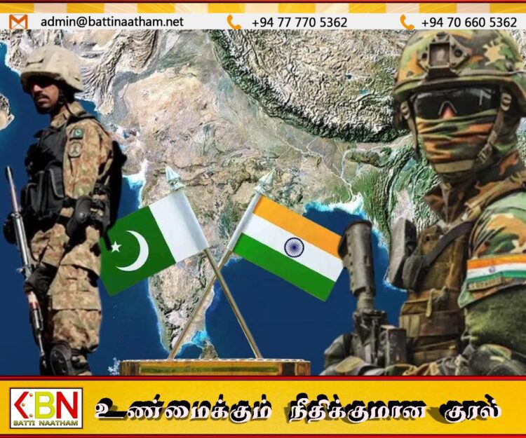 பாகிஸ்தானுக்கு எதிராக இந்தியா இராணுவ நடவடிக்கை; வெளியான தகவல்