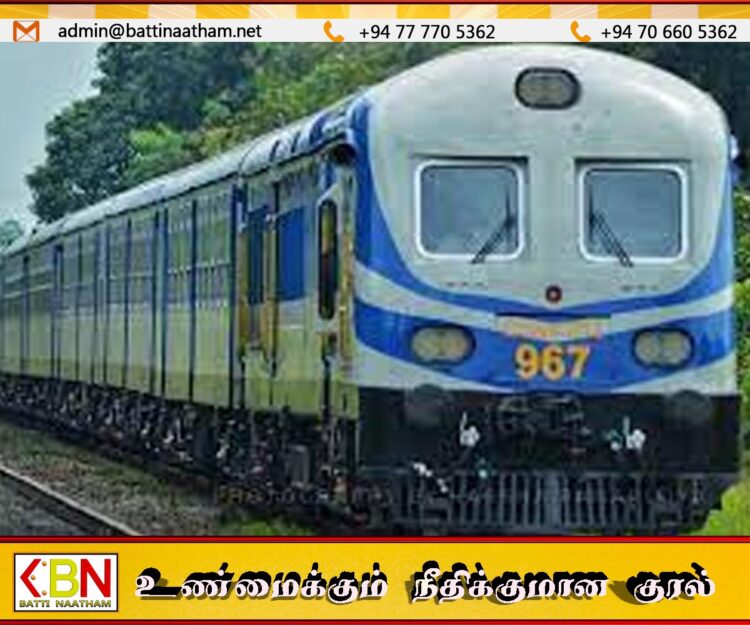 கண்டியிலிருந்து கொழும்பிற்கு நாளை விசேட தொடருந்து சேவை