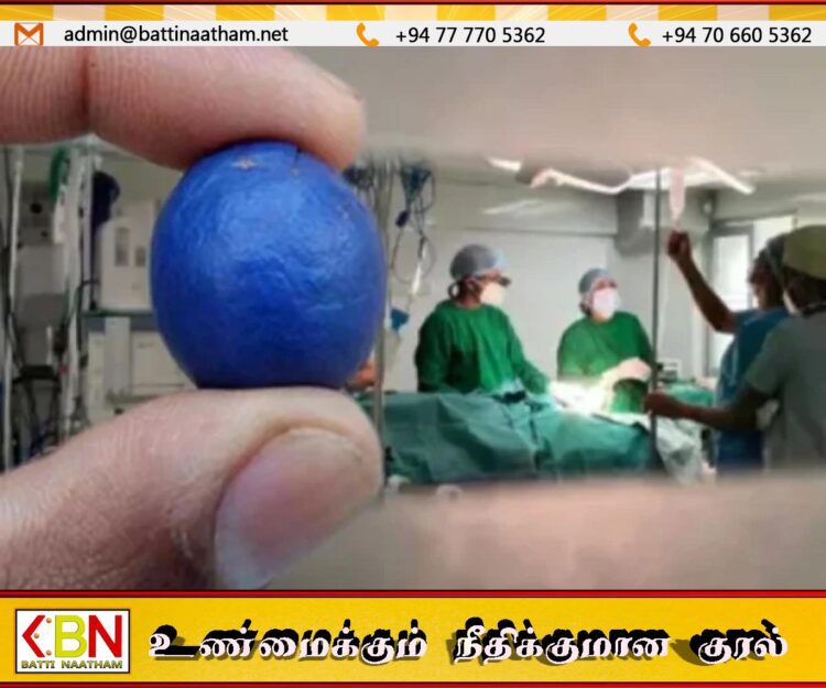 சீன வெடியை கடித்த பல் மருத்துவர் வைத்தியசாலையில்