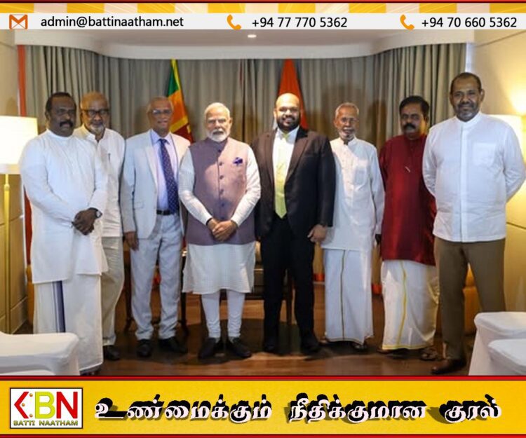 தமிழ்த் தேசியக் கட்சிகளின் தலைவர்களை சந்தித்த நரேந்திர மோடி