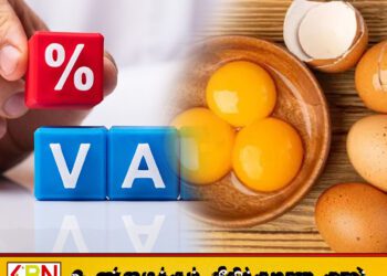 வரலாற்றில் முதல் முறையாக முட்டைக்கு விதிக்கப்பட்டது வற் வரி