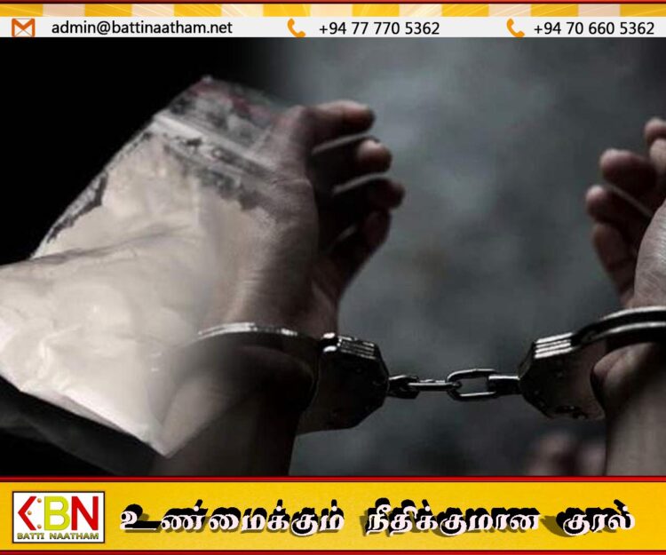 ஏறாவூரில் 27 கிராம் ஐஸ் போதைப்பொருளுடன் ஒருவர் கைது