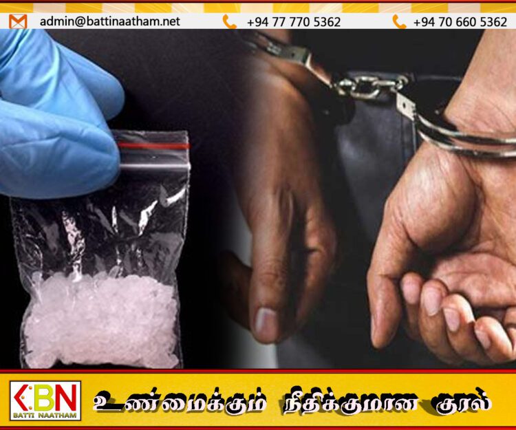 காத்தான்குடியில் 10 கிராம் ஜஸ் போதை பொருளுடன் வியாபாரி ஒருவர் கைது