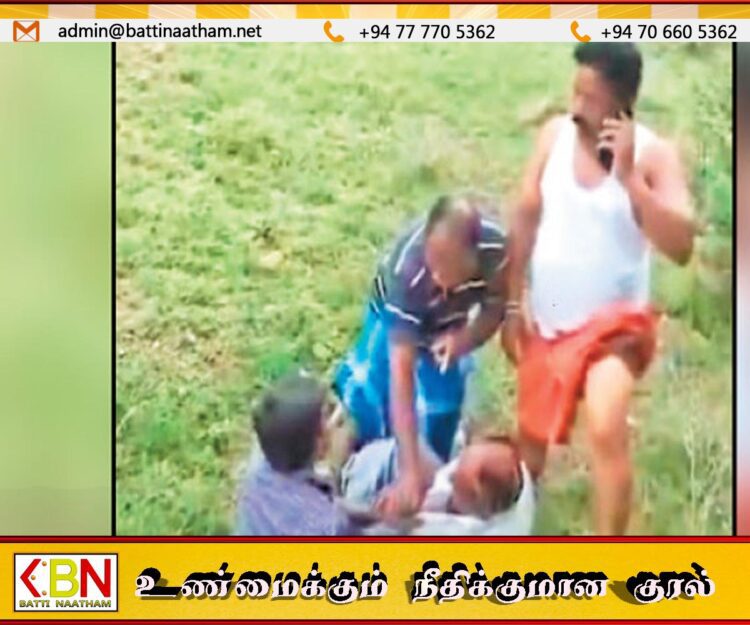 சொத்துக்காக தந்தையை கட்டிவைத்து தாக்கிய மகன்களும் மனைவியும்