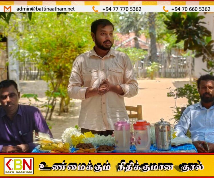 பிரதி அமைச்சர் அருன் கேமச்சந்திராவுடன் வாகரை மக்கள் தங்கள் பிரச்சனைகள் தொடர்பில் கலந்துரையாடல்