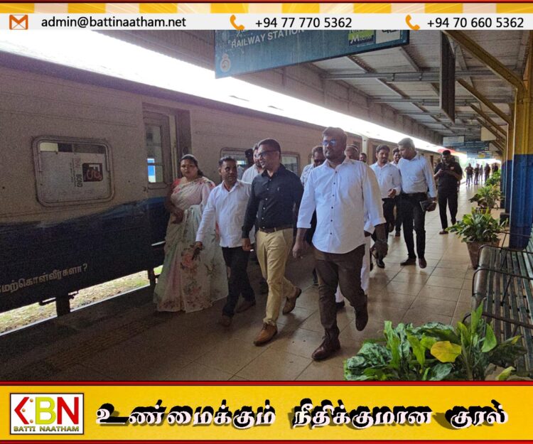 விமான சேவைகள் பிரதி அமைச்சர் ஜனித ருவன் கொடித்துவக்கு மட்டக்களப்பிற்கு விஜயம்