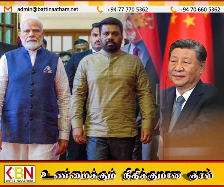 இலங்கை இந்திய புதிய ஒப்பந்தத்திற்கு சீனா உடனடி பதிலடி
