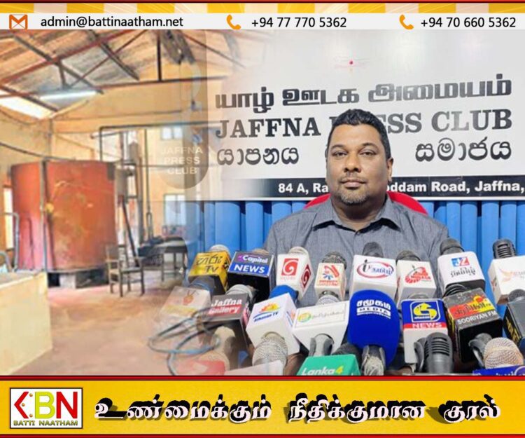 திக்கம் வடிசாலை தொடர்பில் டக்ளஸ் மீதான குற்றச்சாட்டு போலியானது