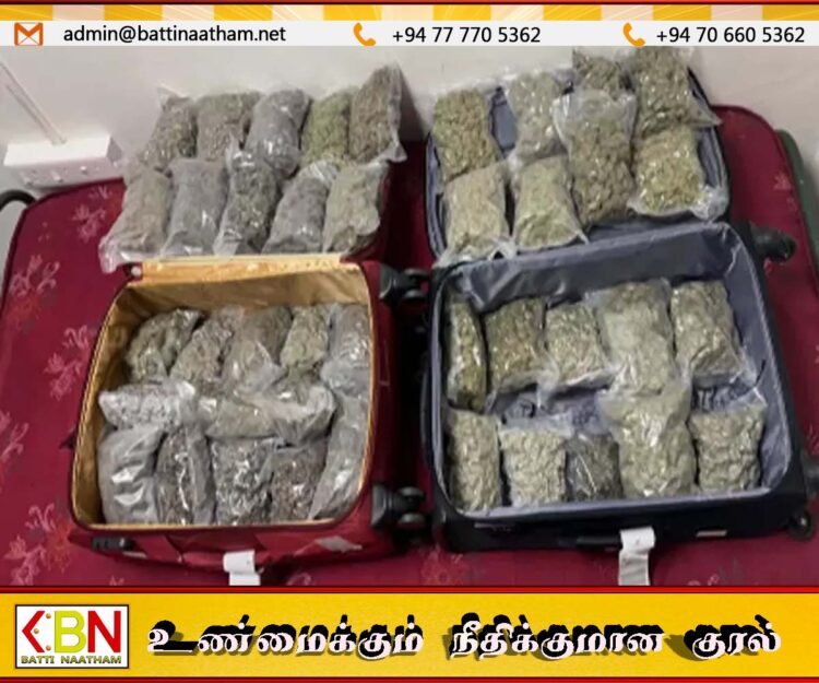 சிறிலங்கன் ஏர்லைன்ஸ் விமானத்தில் வந்த பயணிடமிருந்து 9 கோடி மதிப்புள்ள போதைப் பொருள் பறிமுதல்