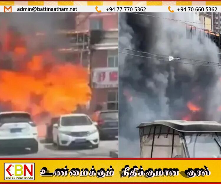 சீனாவில் ஏற்பட்ட பாரிய தீ விபத்தில் 22 பேர் பலி