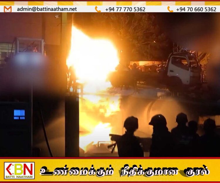 குருநாகல் எரிபொருள் நிரப்பு நிலைய தீ விபத்தில் சிக்கி நால்வர் உயிரிழப்பு