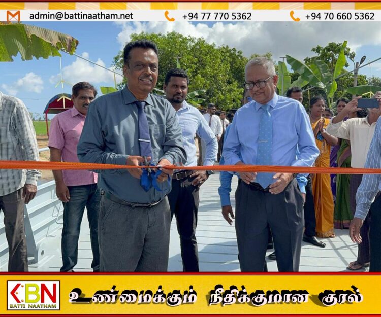 குறுமண்வெளி-மண்டூர் மற்றும் அம்பிளாந்துறை-குருக்கள் மடம் பகுதிகளுக்கிடையிலான புதிய இயந்திர பாதை சேவை ஆரம்பம்