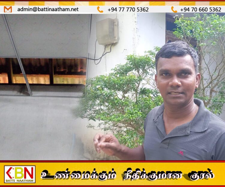 மட்டு வெல்லாவெளியில் தமிழரசுக்கட்சி வேட்பாளரின் வீட்டின் மீது பெற்றோல் குண்டுத்தாக்குதல்