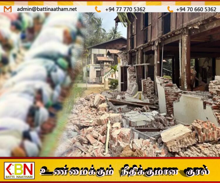 மியன்மார் நிலநடுக்கத்தின் போது தொழுகையிலிருந்த 700 முஸ்லிம்கள் உயிருடன் புதைந்து மரணம்