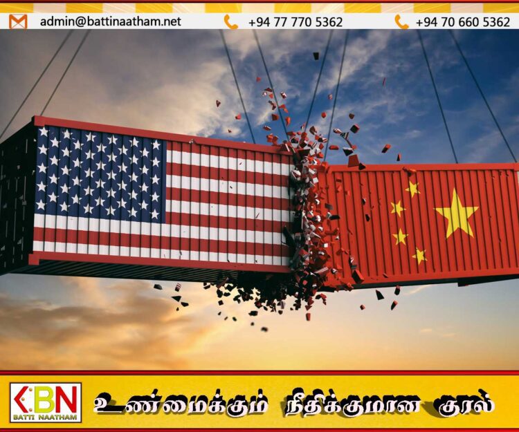 சீனாவின் இறக்குமதி பொருட்களுக்கான வரியை 245 வீதமாக உயர்த்தியது அமெரிக்கா