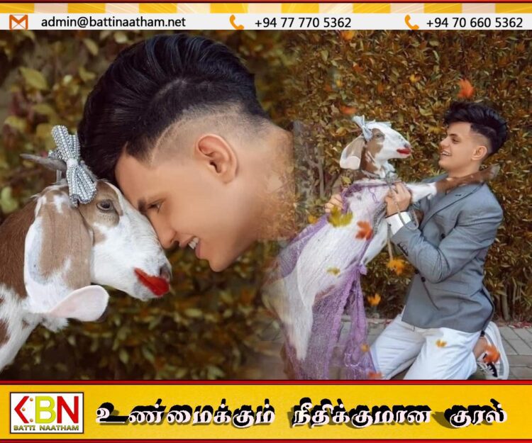 காதல் தோல்வியால் ஆட்டுக்குட்டியை திருமணம் செய்த இளைஞன்
