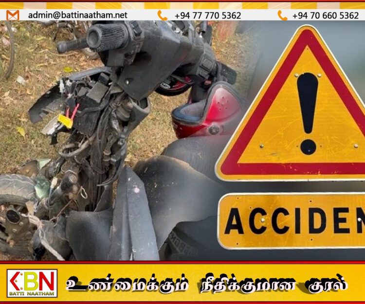 தெல்லிப்பழை ஆதார வைத்தியசாலை தாதியர் விபத்தில் சிக்கி உயிரிழப்பு