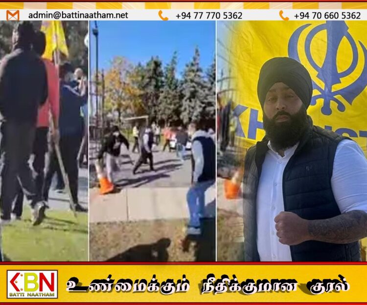 கனடாவில் இந்து கோவில்களை தாக்கிய காலிஸ்தான் தீவிரவாதிகள்