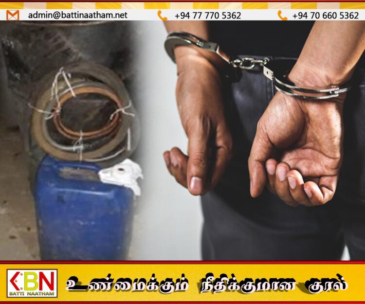 தம்புள்ளையில் சட்டவிரோத மதுபானத்துடன் சந்தேக நபர் ஒருவர் கைது