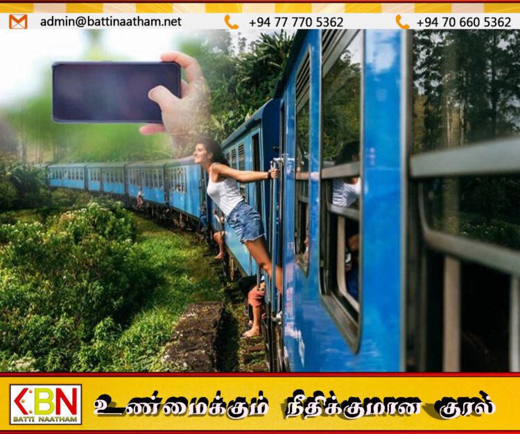 ரயிலில் செல்ஃபி எடுக்க முயன்ற ஆஸ்திரேலிய பெண் கம்பத்தில் மோதி படுகாயம்