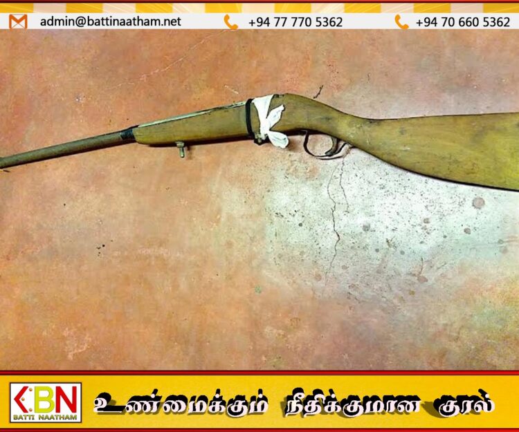 வவுனியாவில் உள்நாட்டு துப்பாக்கியுடன் ஒருவர் கைது