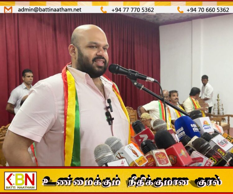 மட்டக்களப்பு மாவட்டத்திற்கு 400 மில்லியனுக்கும் அதிகமான நிதியொதுக்கீடுகளை கொண்டுவந்துள்ளேன்; சாணக்கியன்