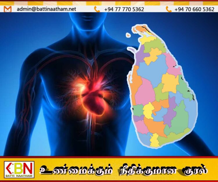 இதய நோயால் இலங்கையில் வருடத்திற்கு 60 ஆயிரம் உயிரிழப்பு