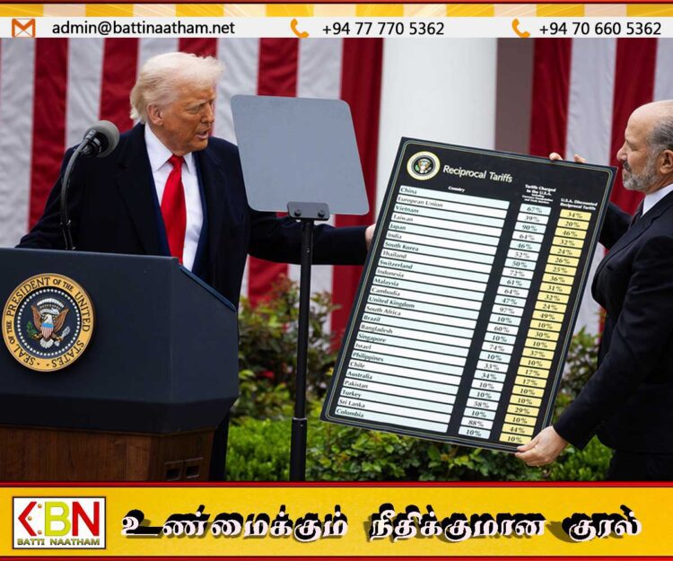 புதிய வரி விதிப்பை 90 நாட்களுக்கு இடைநிறுத்திய டிரம்ப்