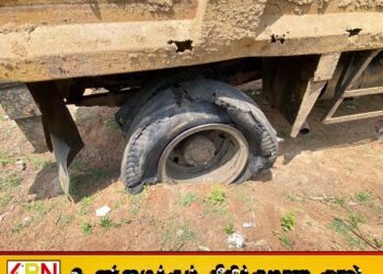 மன்னாரில் பொலிசாரை மோத வந்த டிப்பர் வாகனம் மீது துப்பாக்கிப் பிரயோகம்