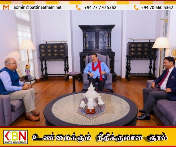 மஹிந்த- இந்திய உயர்ஸ்தானிகர் கொழும்பில் திடீர் சந்திப்பு
