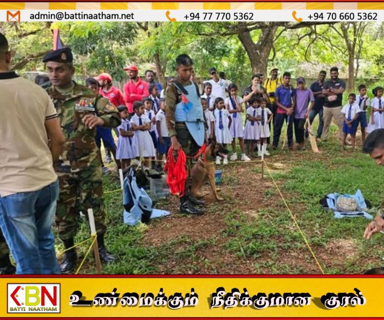 சர்வதேச கண்ணிவெடிகள் தினத்தை முன்னிட்டு முல்லைத்தீவில் விழிப்புணர்வு நிகழ்வு