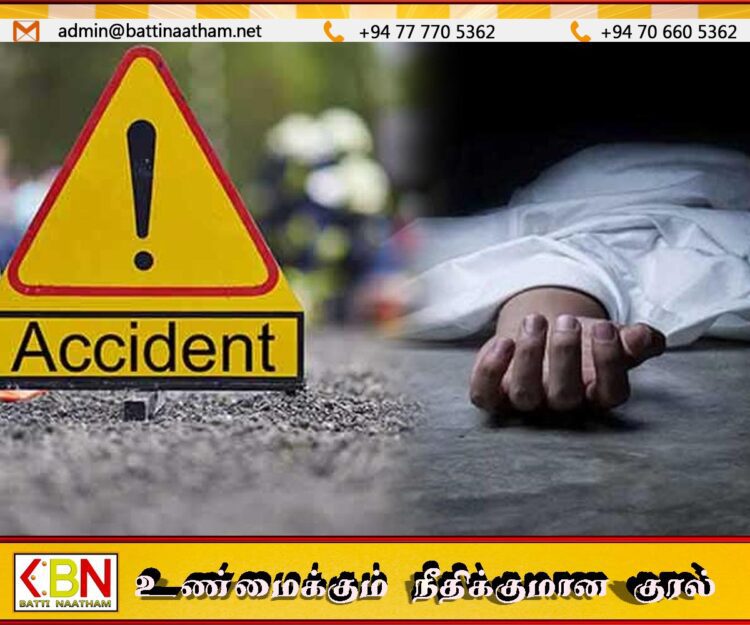 மட்டு ஆயித்தியமலையில் இடம்பெற்ற மோட்டார் சைக்கிள் விபத்தில் ஒருவர் உயிரிழப்பு