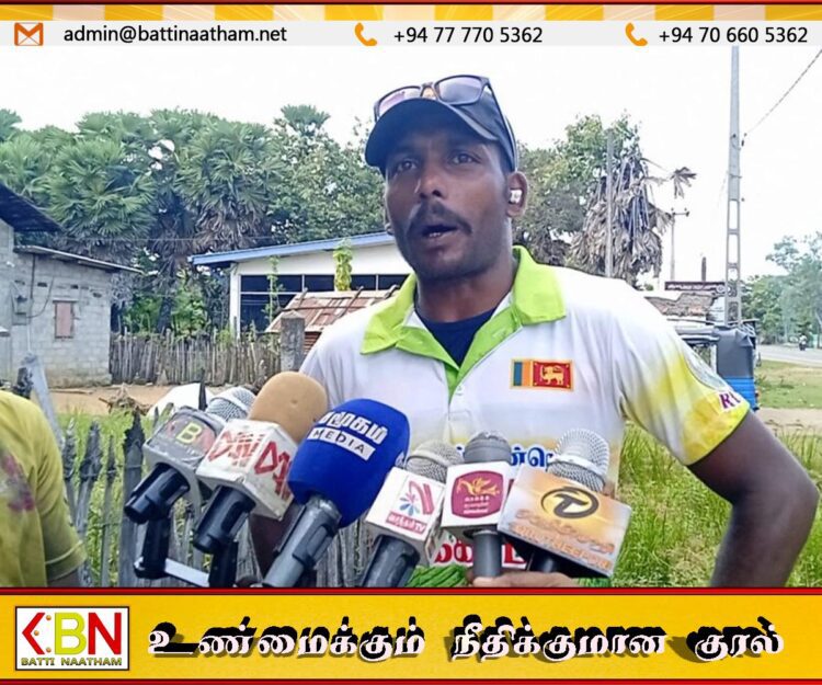 இலங்கையின் கரையோர மாவட்டங்களைச் சுற்றி 22 நாட்கள் நடைபயணத்தை மேற்கொண்டுள்ள மலையக இளைஞன்