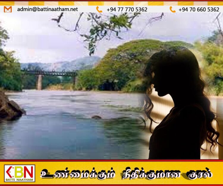 மகாவலி ஆற்றில் குதித்த யுவதியை காப்பாற்றிய பொலிஸ் அதிகாரி