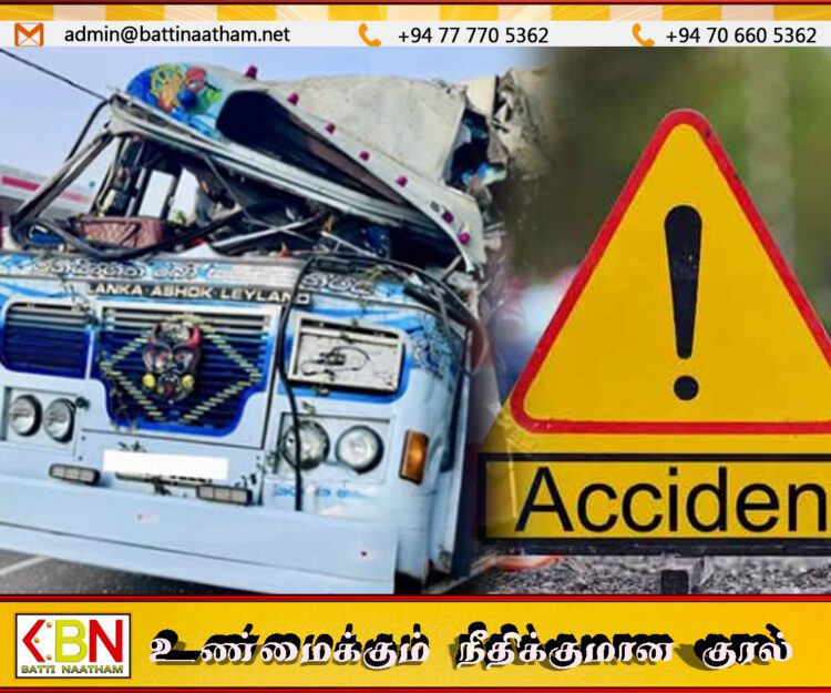 பேருந்தும் லொரியும் மோதி விபத்து; பலர் படுகாயம்