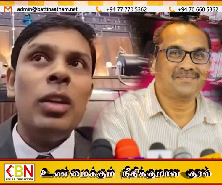 விமல் ரத்நாயக்க மீது சபையில் அர்ச்சுனா குற்றச்சாட்டு
